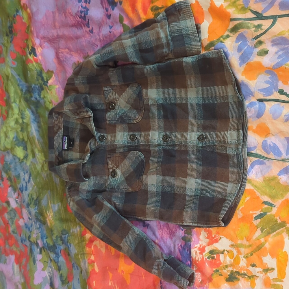 Patagonia baby fjord flannel 4T